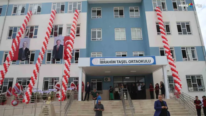 Elazığ'a 5 yıldızlı otel konforunda yeni ortaokul! İbrahim Taşel Ortaokulu açıldı