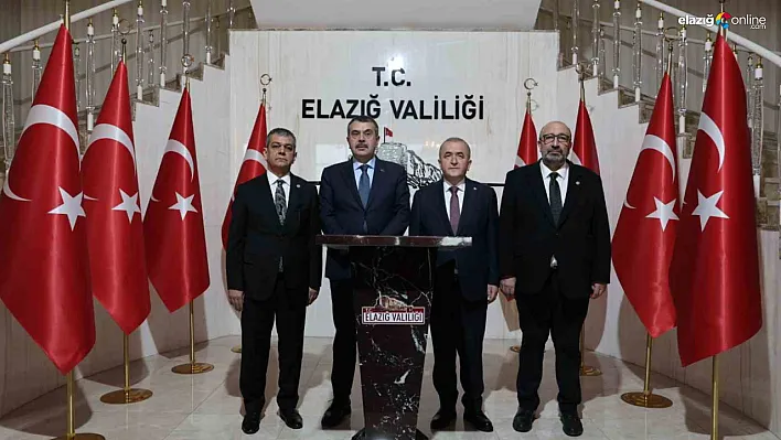 Milli Eğitim Bakanı Tekin Elazığ'da