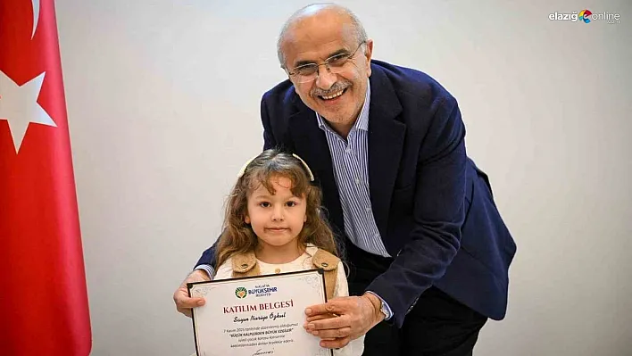 Minik yüreklerden Başkan Er'e anlamlı ziyaret