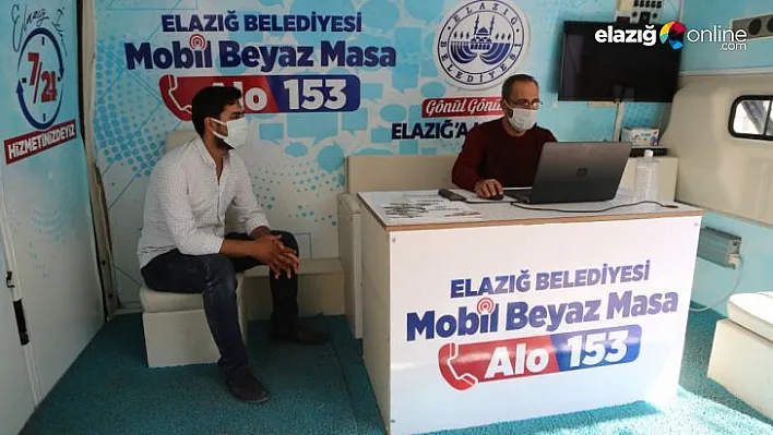 Mobil Beyaz Masa mahalleleri gezmeye devam ediyor