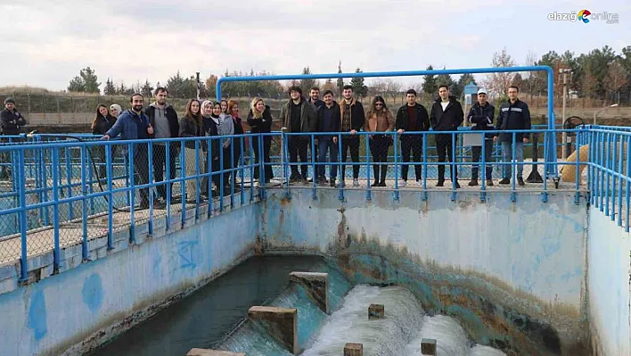 Öğrenciler içme suyu arıtma tesislerini gezdi