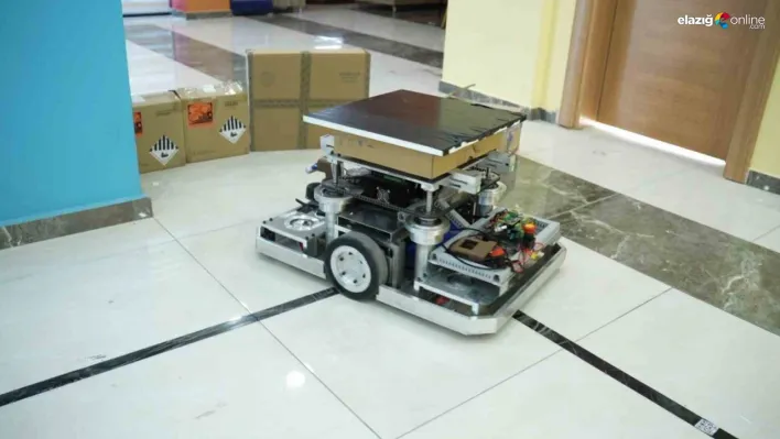 Elazığ'da yerli ve milli robot geliştirildi: 1,5 tona kadar yük kaldırabiliyor!