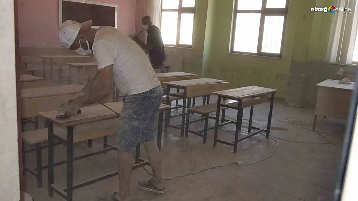 Okullar tatil oldu, idareciler tatil yerine tadilatı seçti
