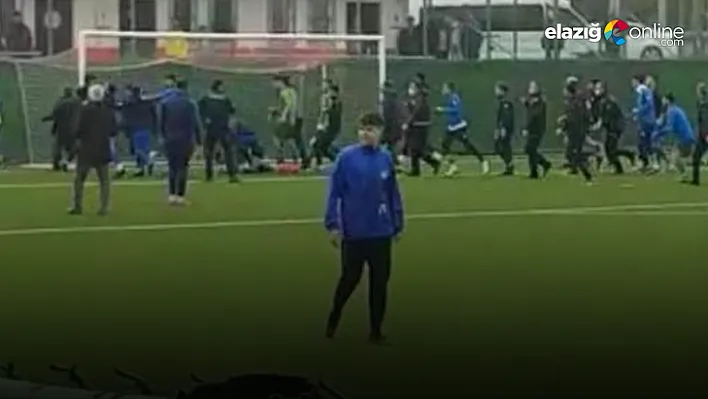 Özel İdarespor - DSİ maçında arbede çıktı