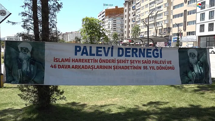 Palevi Derneği tarafından Şeyh Said Elazığ'da anıldı