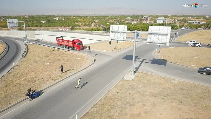 Polisten kaçtı, drondan kaçamadı
