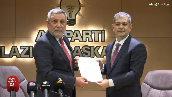 Prof. Dr. Erol Keleş, AK Parti'den Elazığ Milletvekili Aday Adaylığını açıkladı