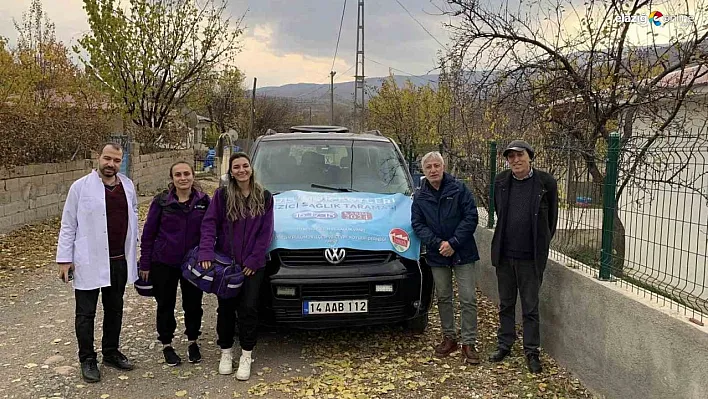 Pülümür'de, gezici sağlık taraması