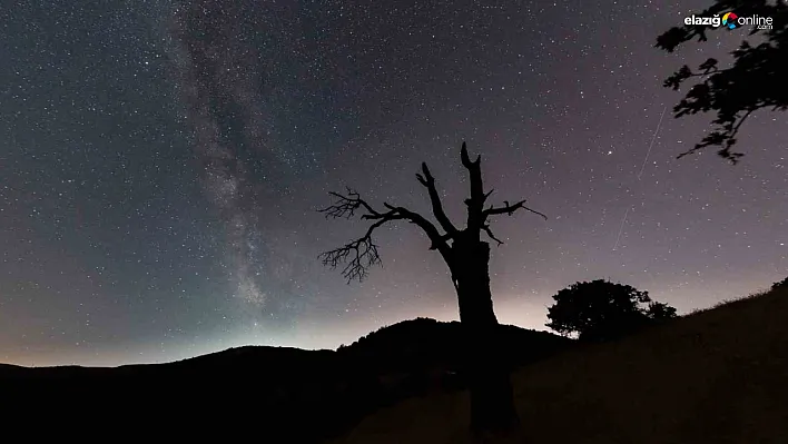 Elazığ'da Perseid Meteor Yağmuru Görsel Şölene Dönüştü!