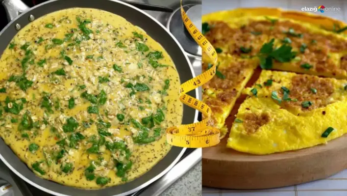 Sağlıklı kahvaltı tarifleri! İşte peynirli ve maydanozlu diyet omlet tarifi