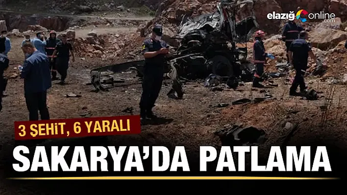 Sakarya'da ikinci patlama: 3 şehit, 6 yaralı