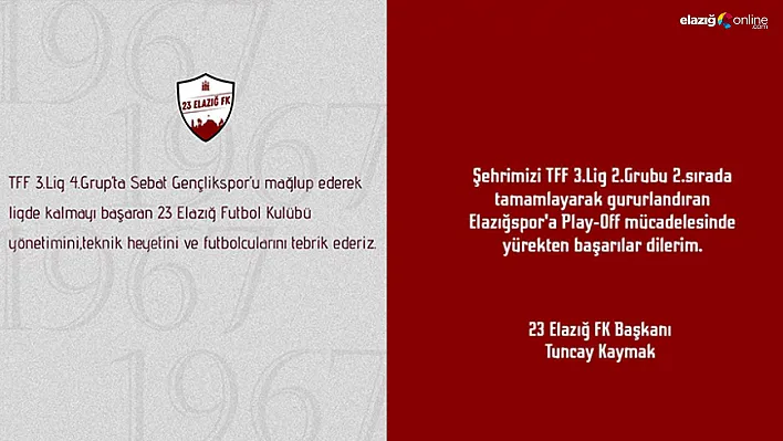 Şehir futbolunda dostluk rüzgarları