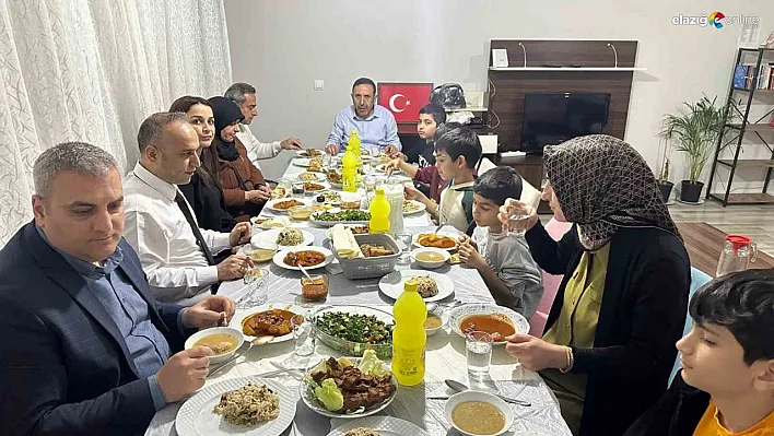 Şehit aileleri ile devlet korumasında bulunan çocuklar iftarda buluştu