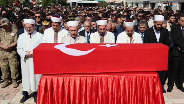 Elazığ'da Şehit Sefer Alan için duygu dolu tören!