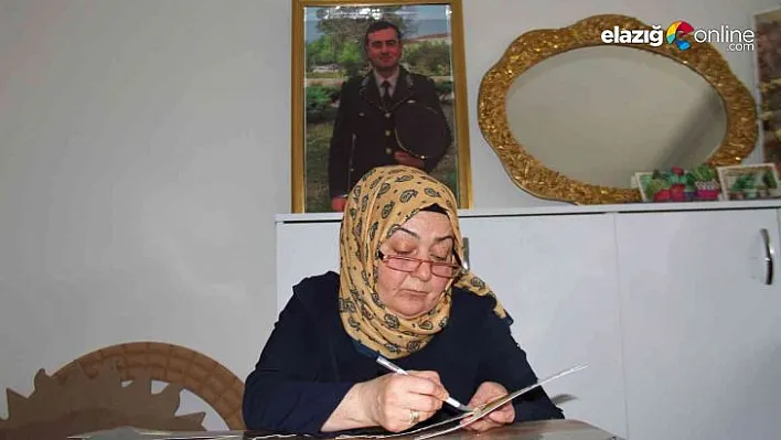 Şehit annesinden şehit oğluna özel çalışma
