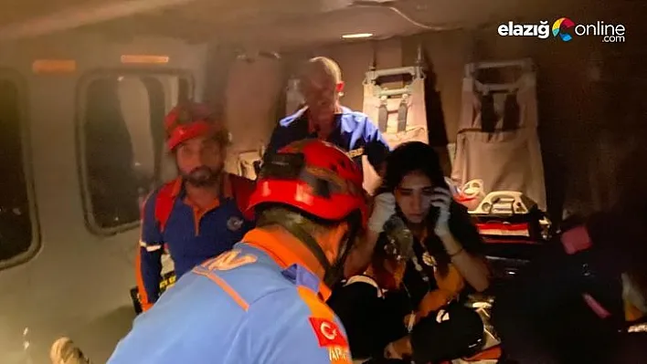 Silahla yaralanan çoban helikopterle hastaneye kaldırıldı