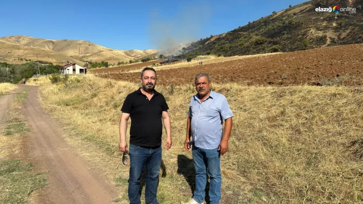 Sivrice'deki anız yangını sonrası CHP Elazığ İl Yönetimi sahada!