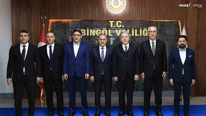 TBMM Milli Savunma Komisyonu Başkanı Akar, Bingöl Valiliğini ziyaret etti