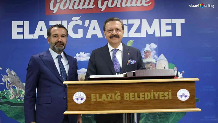 TOBB Başkanı Hisarcıklıoğlu Elazığ ziyaretlerini sürdürüyor