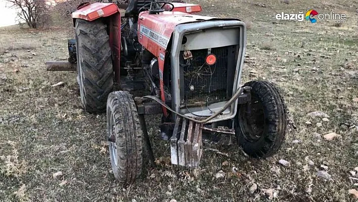 Kontrolden çıkan traktör uçuruma uçtu