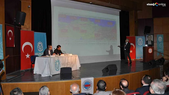 Tunceli'de 'Deprem Dirençliliği Paneli' düzenlendi