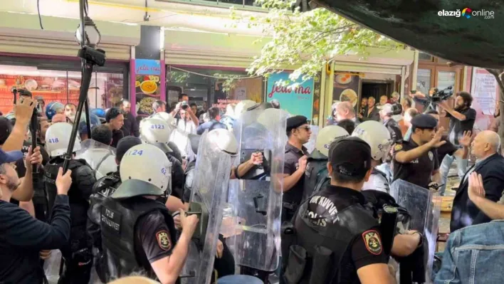 Tunceli'de gösteri yapmak isteyen gruba polis müdahalesi!