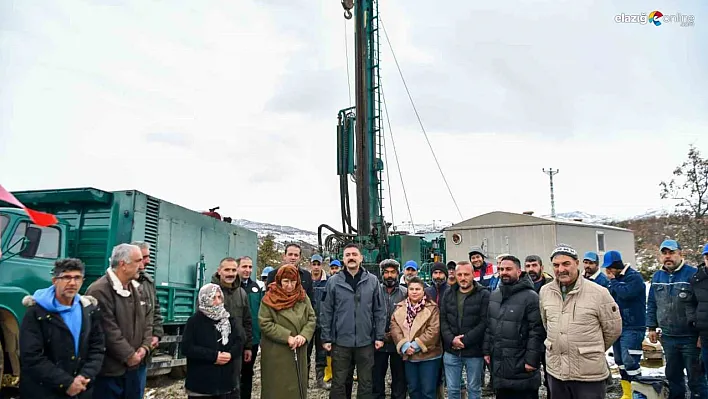 Tunceli'de bir mahalle içme suyuna kavuşuyor