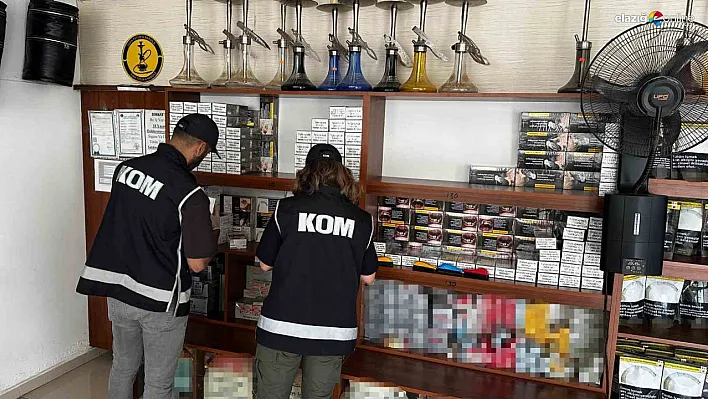 Tunceli'de kaçak tütün operasyonu: Çok sayıda ürün ele geçirildi