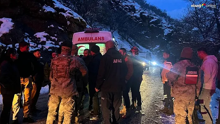 Tunceli'de kar yağışı nedeniyle kayganlaşan yolda kaza: 3 yaralı