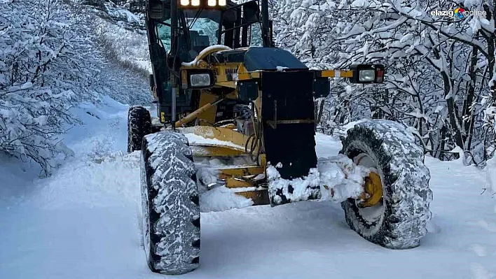 Tunceli'de, karla mücadele çalışmaları sürüyor