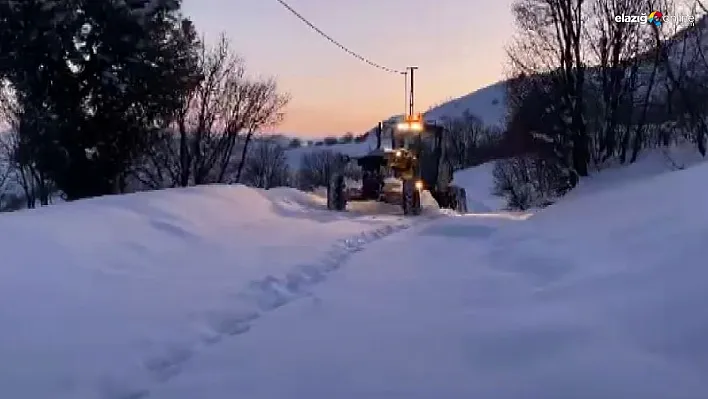 Tunceli'de karla mücadele çalışmaları sürüyor