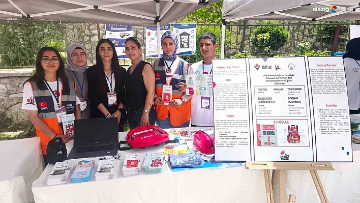 Tunceli Öğrencileri Deprem Bilincini TÜBİTAK 4006 Bilim Fuarı'nda Anlattı!