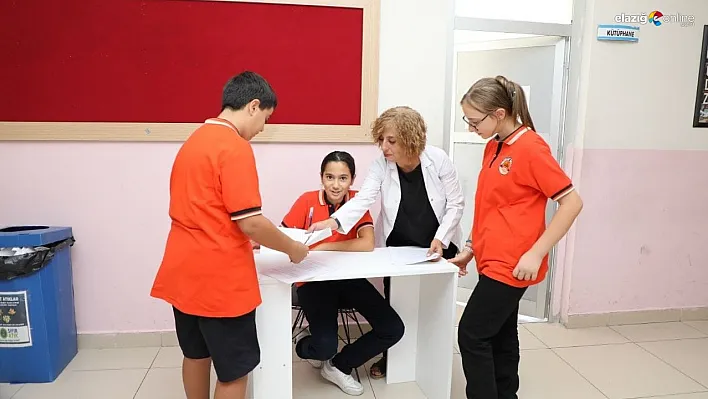 Tunceli'de öğrencilere Skolyoz taraması yapılmaya başlandı