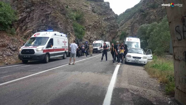 Tunceli'de tünelde kaza: 8 yaralı