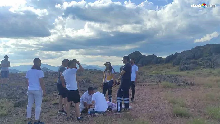 Tunceli'de genç kızın yardımına askeri helikopter yetişti