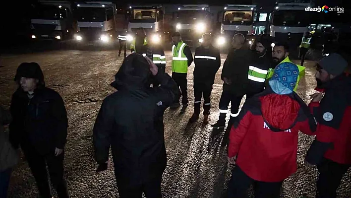 Çok sayıda ekip ve iş makinesi gönderildi