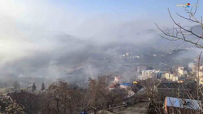 Tunceli'ye çöken sis, görsel şölen oluşturdu