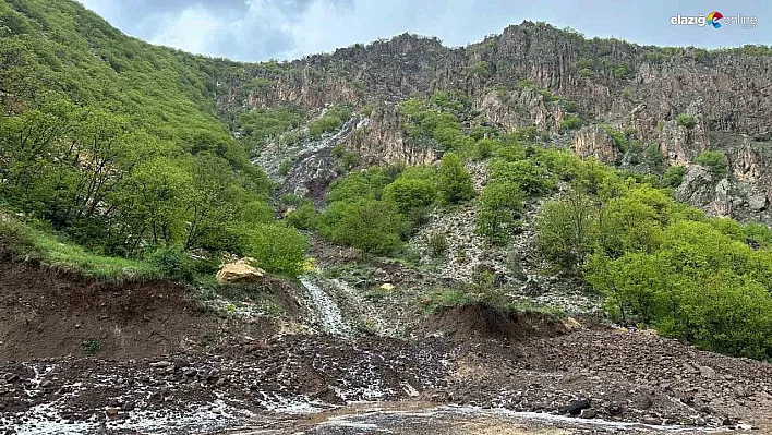 Tunceli'yi dolu ve sağanak vurdu