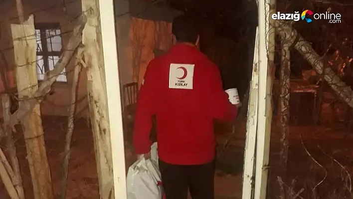 Türk Kızılayı'ndan 200 aileye gıda desteği
