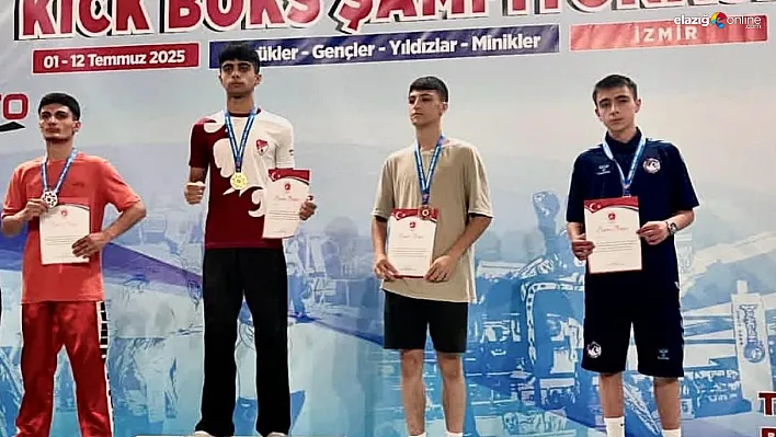 Kick Boks'ta Elazığ Farkı! Türkiye Şampiyonası'ndan 8 Bronz Geldi!