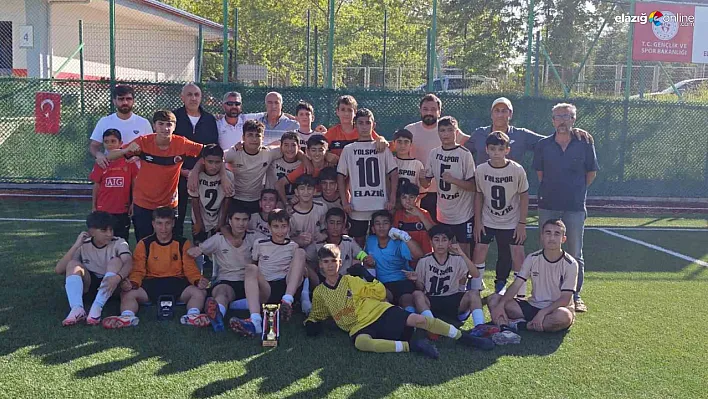 Elazığ Yolspor, U13 Ligi'nde Şampiyonluk Kupasını Kaldırdı!