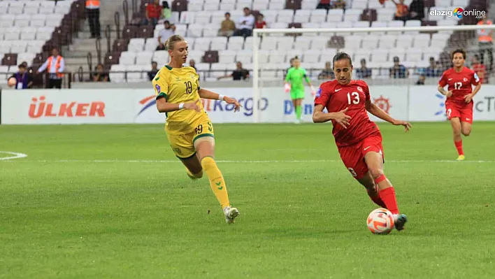 Elazığ, A Milli Kadın Futbol Takımına uğurlu geldi!