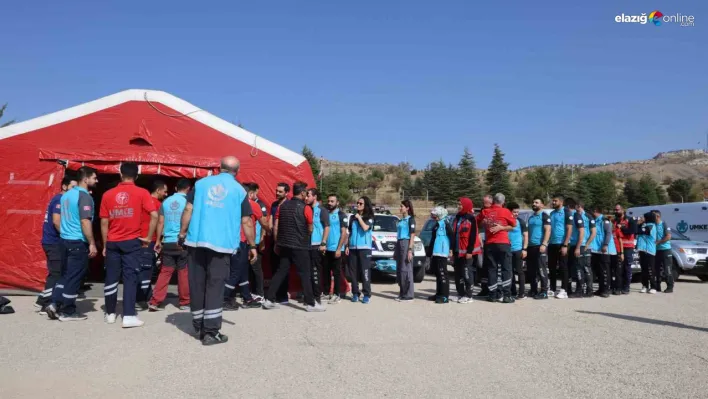 Elazığ'da UMKE Tatbikatı Başladı: Ekipler Afet Senaryolarına Hazırlanıyor