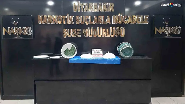 Üstü baklava ile kapatılmış tatlı kutularının içinden uyuşturucu çıktı