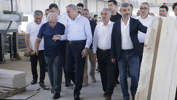 Vali Su, OSB'de faaliyet gösteren fabrikaları inceledi