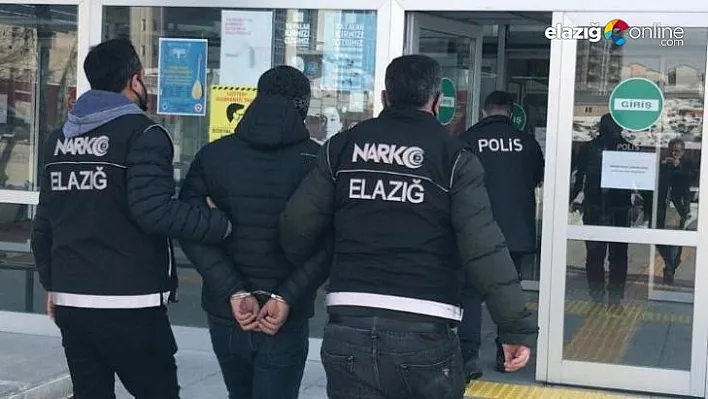 Valizinden 8 kilo uyuşturucu çıkan zanlı tutuklandı