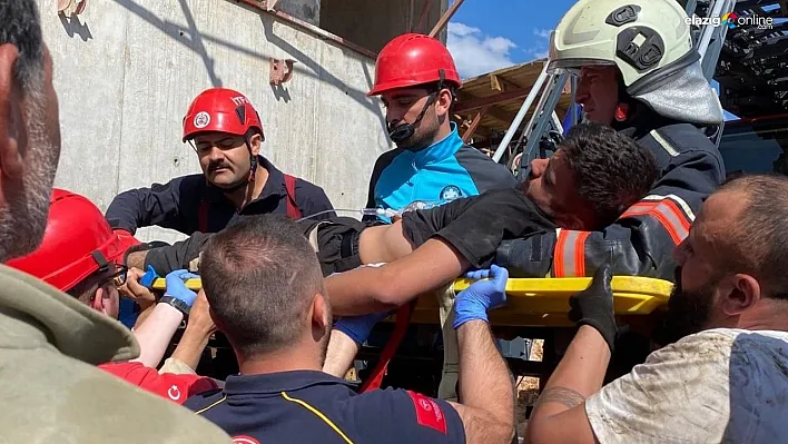 Battalgazi'de Kule Vinç Operatörü Fenalaştı, İtfaiye Seferber Oldu!