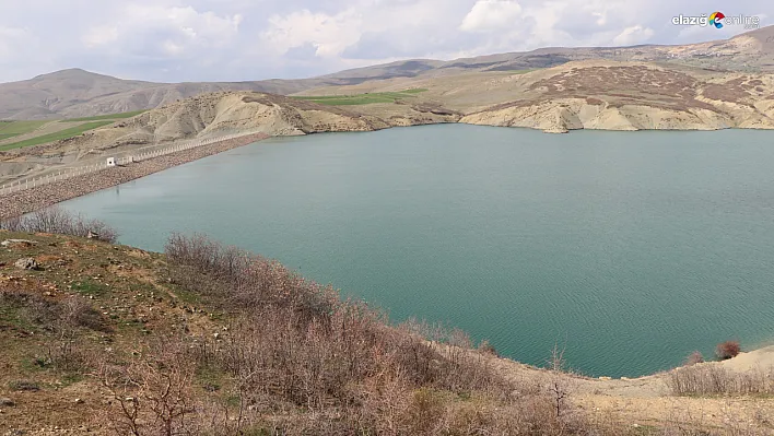 Yağışlarla birlikte Elazığ'daki barajlarda su seviyesi yükseldi!