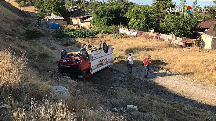 Yakıt tankeri devrildi, facianın eşiğinden dönüldü