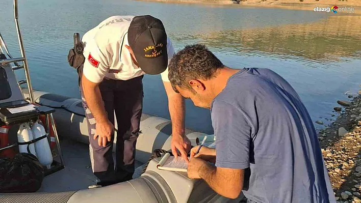Yasak ağ ile balık tutan şahsa ceza